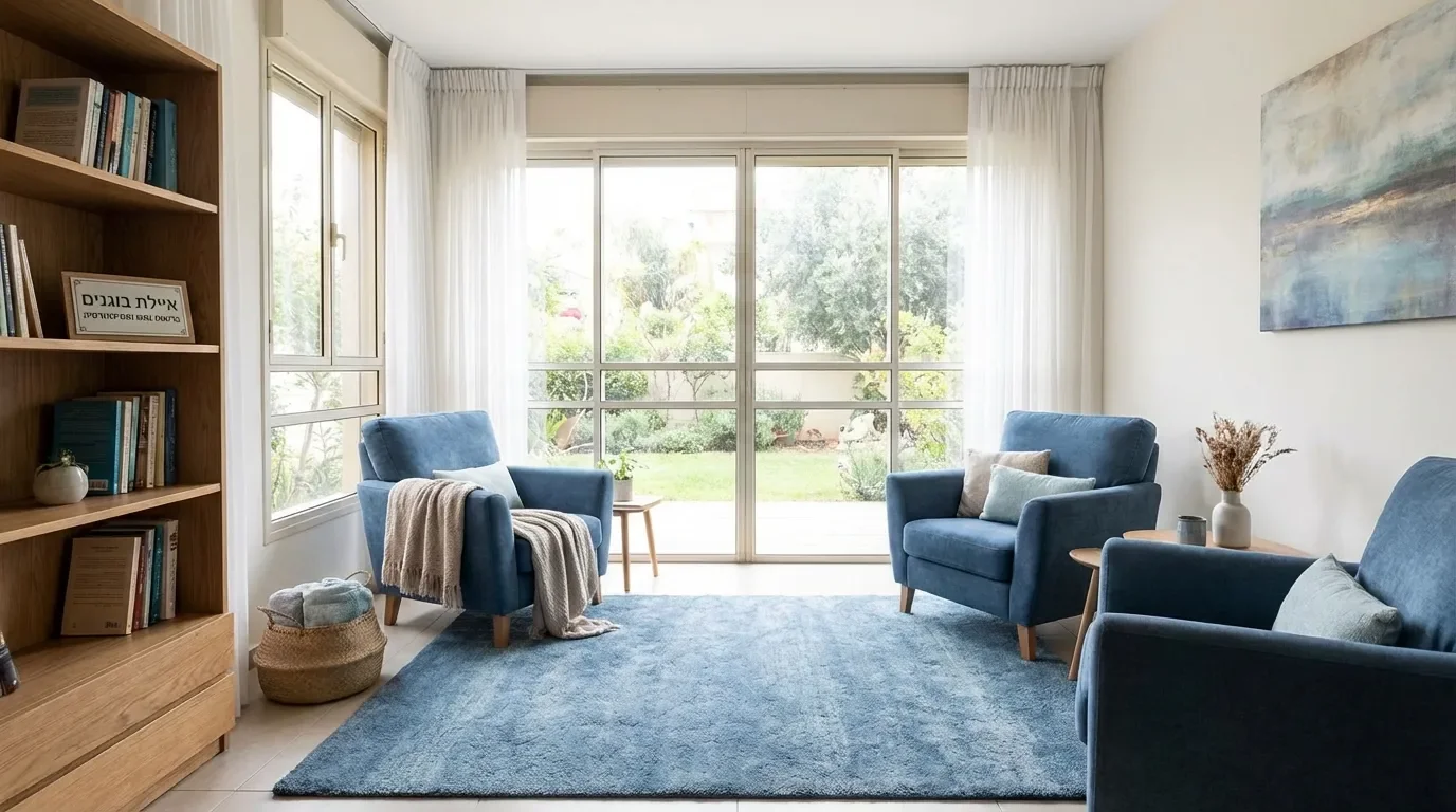 טיפול CBT בישראל - חדר טיפול שקט ומזמין